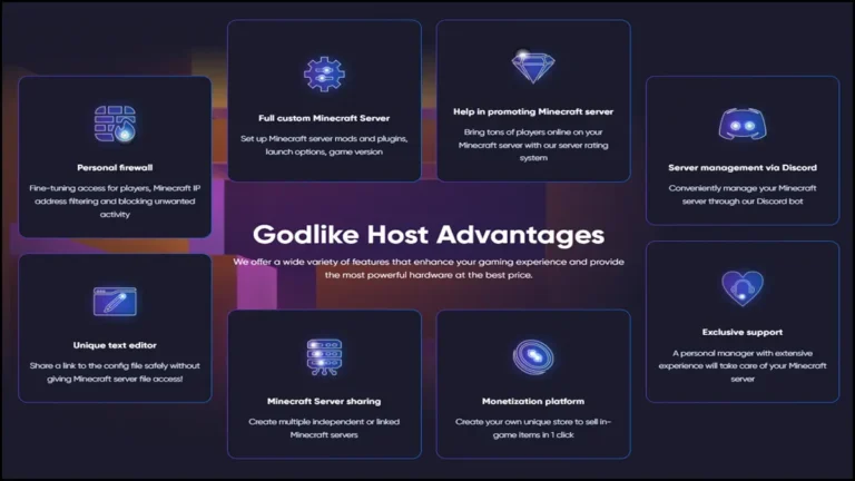 3 من مميزات استضافة Godlike.Host - الأداء القوي للألعاب 1 3 of the features of Godlike.Host hosting