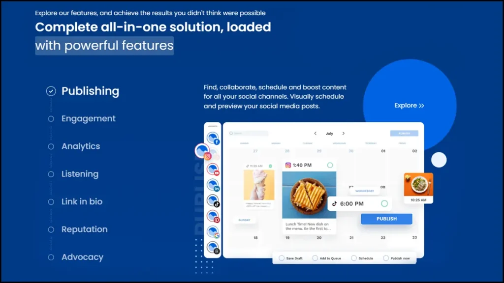 مميزات منصة Vista Social - دليلك الشامل لإدارة حسابات التواصل الاجتماعي 2025 4 استخدام منصة Vista Social