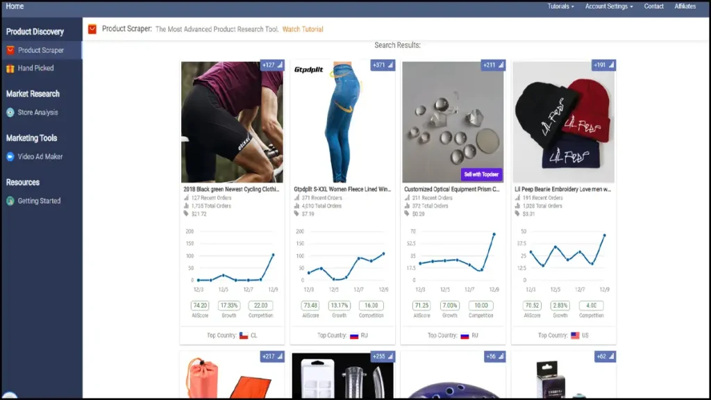 مميزات أداة Niche Scraper: لاكتشاف المنتجات الرائجة وزيادة مبيعات متجرك الإلكتروني 2025 3 مزايا Niche Scraper